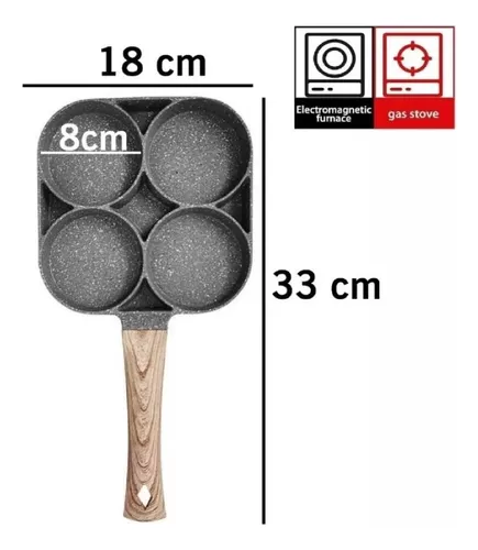 Mini Sarten antiadherente 4 puestos